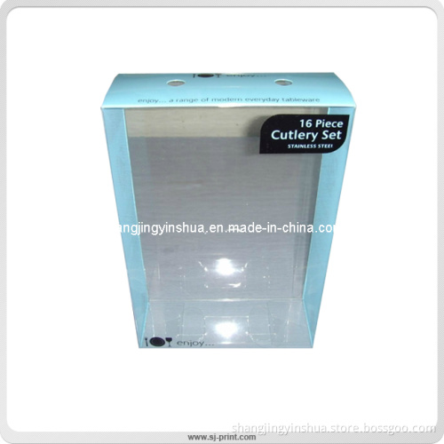 Transparent Plastic Folded Nice Prinitng PVC Box